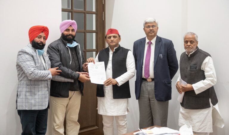 फूलन स्वाभिमान सेना ने समाजवादी पार्टी को समर्थन दिया