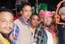 हत्यारे भाजपा नेता के साथ