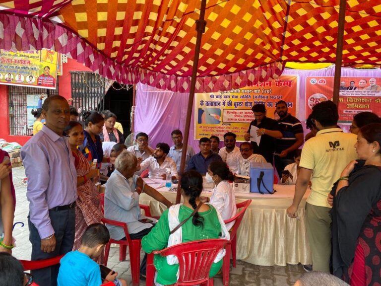 आजादी का अमृत महोत्सव वैक्सीनेशन अभियान के साथ मना रहा साईं सेवा संस्थान
