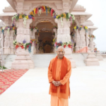 अयोध्या के श्रीराम जन्मभूमि मंदिर में मुख्यमंत्री योगी आदित्यनाथ