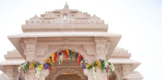 अयोध्या के श्रीराम जन्मभूमि मंदिर में मुख्यमंत्री योगी आदित्यनाथ