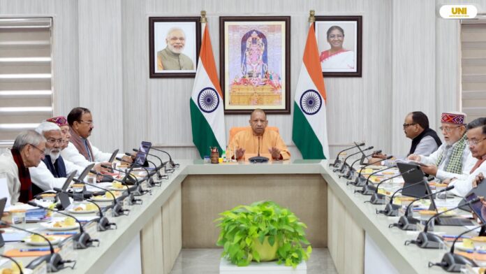 Cabinet Meeting of Government of UP chaired by Chief Minister Yogi Adityanath