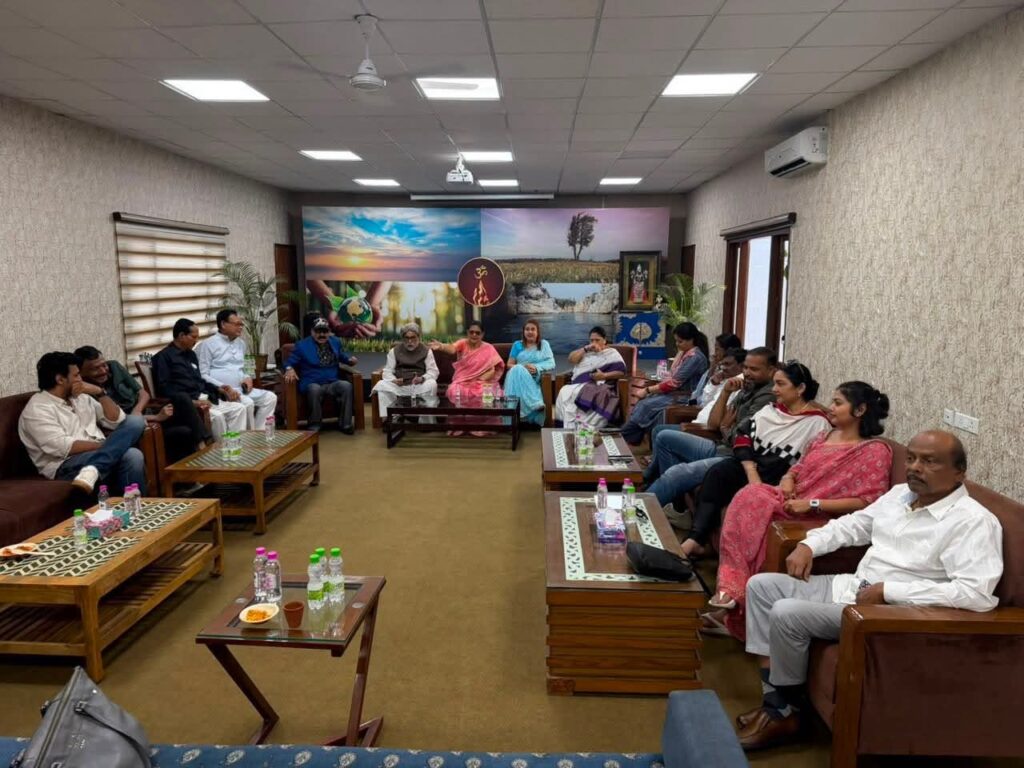 Rebellion MP's of TMC at Loksabha speaker residence in New Delhi.
