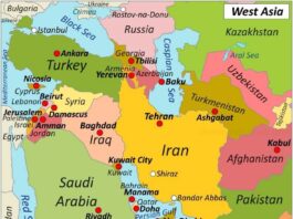 West Asia में खून खराबा बंद करा पायेगे President Trump? Map of West Asia