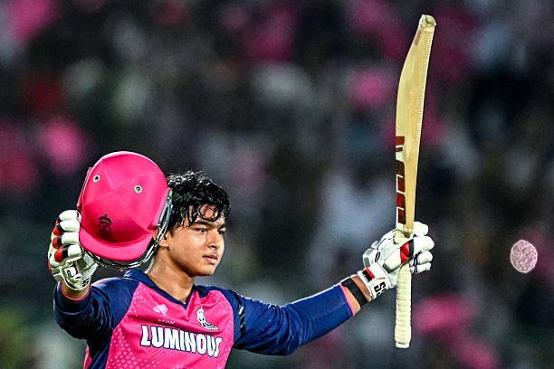 gettyimages-2211903355-612x612 Indian Cricketer Vaibhav Sooryavanshi wrapped in IPL rajasthan royals uniform